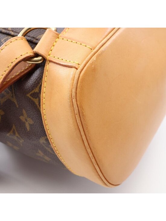 Louis Vuitton Backpack Montsouris GM Canvas Leather main image 7